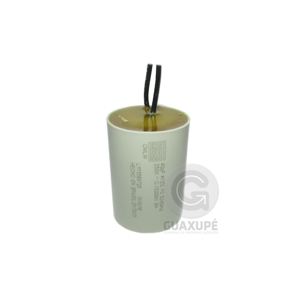 CAPACITOR PERMANENTE 35 MF 250 V (40 X 62,5)