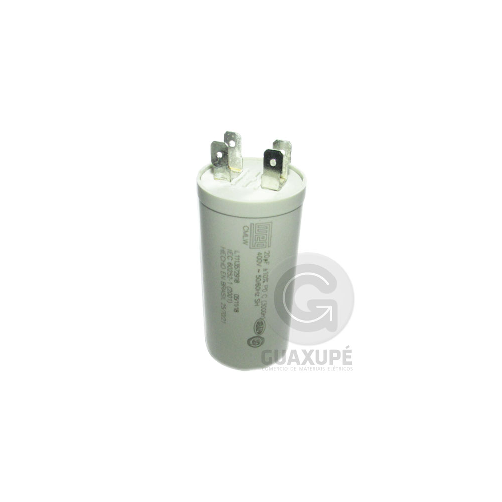 CAPACITOR PERMANENTE 25 MF 400 V (40 X 74)