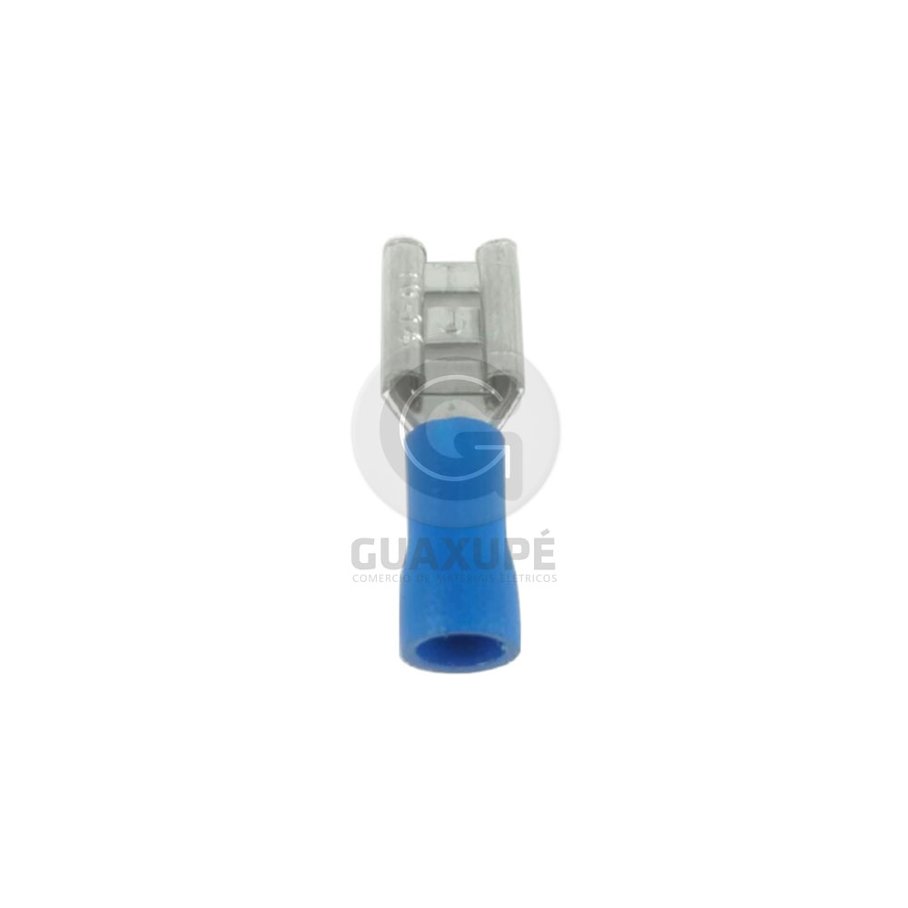 TERMINAL PRÉ ISOLADO FEMEA AZUL 6,3 – EF4228